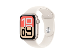 Apple Watch SE 3 GPS 44mm Starlight Aluminium Case with Starlight Sport Band - M/L