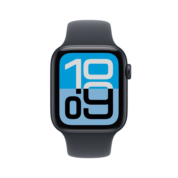 Apple Watch SE 3 GPS 44mm Midnight Aluminium Case with Midnight Sport Band - S/M image 2