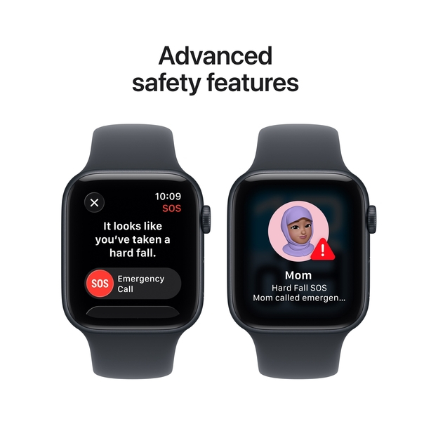 Apple Watch SE 3 GPS 44mm Midnight Aluminium Case with Midnight Sport Band - S/M image 7