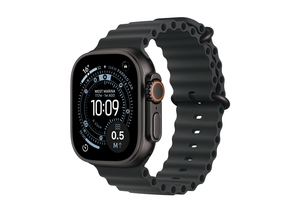 Apple Watch Ultra 3 GPS + Cellular 49mm Black Titanium Case with Black Alpine Loop - Medium