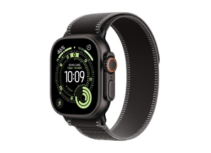 Apple Watch Ultra 3 GPS + Cellular 49mm Black Titanium Case with Black/Charcoal Trail Loop - M/L
